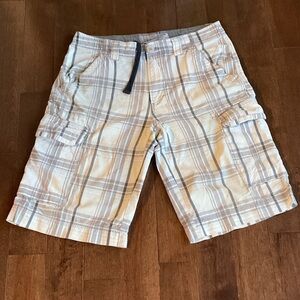Urban Heritage Tan and Gray Cargo Shorts